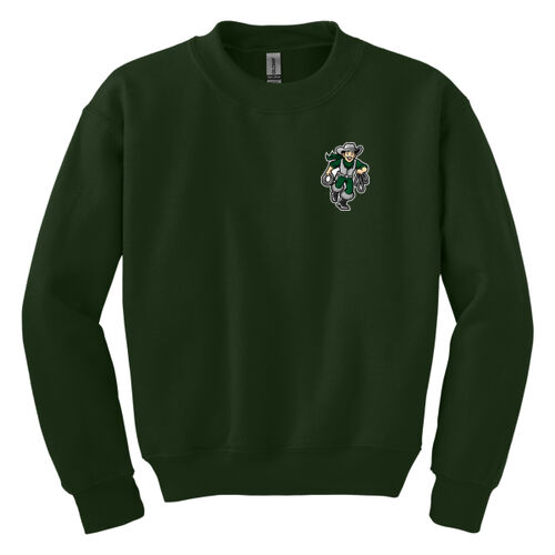 Embroidered Left Chest Wrangler Youth Crewneck Sweatshirt Thumbnail