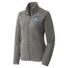 Women's Heather Microfleece Full Zip Jacket Thumbnail